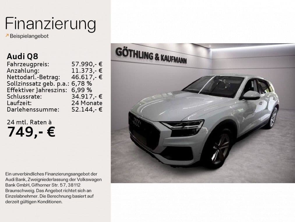 Audi Q8 50 TDI*LED*360*Virtual*PreSense*Ambiente*ASS*.